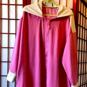 Hooded Zip-Up Robe